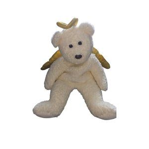 Vintage TY Beanie Buddy - HALO 2 the Angel Bear Approximately 14 inch” NO TAG